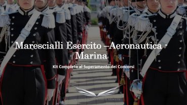 'Concorso Marescialli Esercito - Marina - Aeronautica'